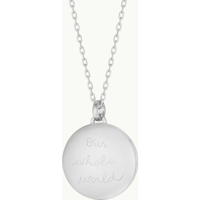 Personalized Locket Necklace, Sterling Silver