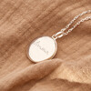 Personalized Locket Necklace, Sterling Silver - Necklaces - 2