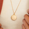 Personalized Locket Necklace, 18K Gold Plated - Necklaces - 3