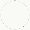 Personalized Initial Pastille Necklace, Sterling Silver - Necklaces - 1 - thumbnail