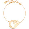 Personalized Intertwined Chain Bracelet, 18K Gold Plated - Bracelets - 1 - thumbnail
