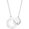 Personalized Intertwined Necklace, Sterling Silver - Necklaces - 1 - thumbnail
