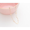 Personalized Initial Pastille Necklace, 18K Rose Gold Plated - Necklaces - 2