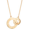 Personalized Intertwined Necklace, 18K Gold Plated - Necklaces - 1 - thumbnail