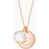 Personalized Gemstone Necklace, 18K Rose Gold Plated - Necklaces - 2