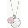 Personalized Gemstone Necklace, Sterling Silver - Necklaces - 2