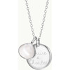 Personalized Gemstone Necklace, Sterling Silver - Necklaces - 3