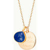 Personalized Gemstone Necklace, 18K Gold Plated - Necklaces - 4