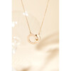 Personalized Intertwined Necklace, 18K Rose Gold Plated - Necklaces - 2