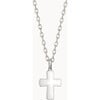 Personalized Christening or Communion Enamel Necklace, Sterling Silver - Necklaces - 2 - thumbnail