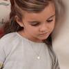 Personalized Christening or Communion Enamel Necklace, 18K Gold Plated - Necklaces - 2 - thumbnail