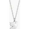 Personalized Christening or Communion Enamel Necklace, Sterling Silver - Necklaces - 3 - thumbnail