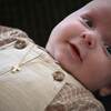 Personalized Christening or Communion Enamel Necklace, 18K Gold Plated - Necklaces - 3 - thumbnail