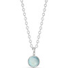 Personalized Birthstone Necklace, Sterling Silver - Necklaces - 1 - thumbnail