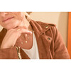 Personalized Initial Pastille Necklace, 18K Gold Plated - Necklaces - 3