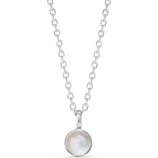 Personalized Birthstone Necklace, Sterling Silver - Necklaces - 3