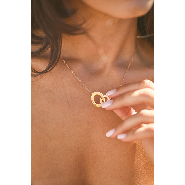Personalized Intertwined Necklace, 18K Gold Plated - Necklaces - 3