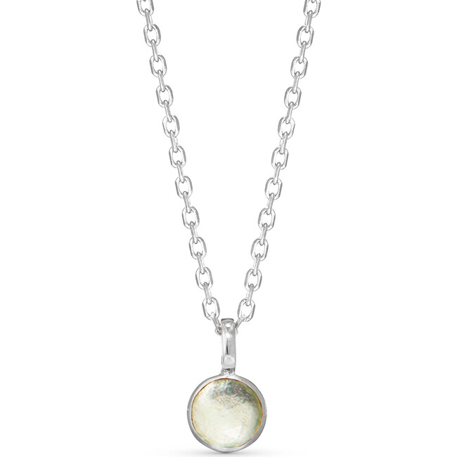 Personalized Birthstone Necklace, Sterling Silver - Necklaces - 4