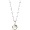 Personalized Birthstone Necklace, Sterling Silver - Necklaces - 4