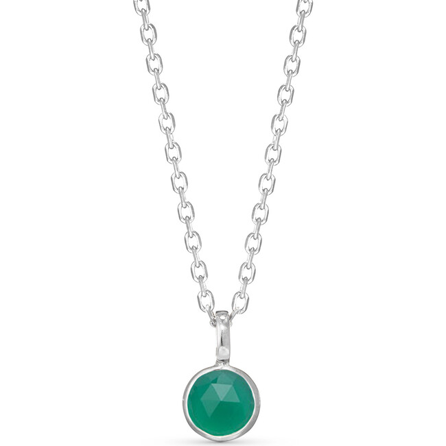 Personalized Birthstone Necklace, Sterling Silver - Necklaces - 5