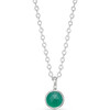 Personalized Birthstone Necklace, Sterling Silver - Necklaces - 5