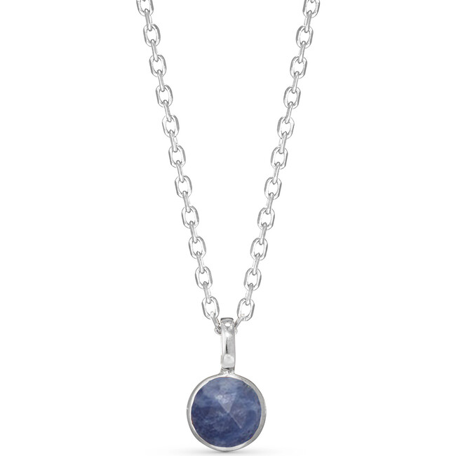 Personalized Birthstone Necklace, Sterling Silver - Necklaces - 6