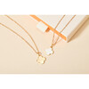Personalized Enamel Clover Cross Necklace, 18K Gold Plated - Necklaces - 6