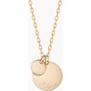 Personalized Birthday Necklace, 18K Gold Plated - Necklaces - 1 - thumbnail