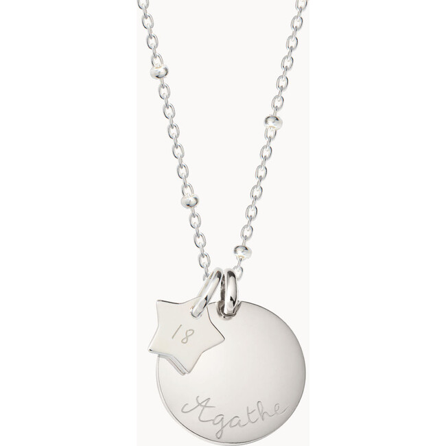 Personalized Birthday Necklace, Sterling Silver