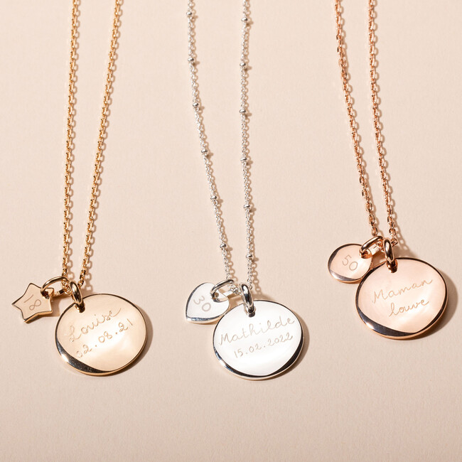 Personalized Birthday Necklace, 18K Rose Gold Plated - Necklaces - 2