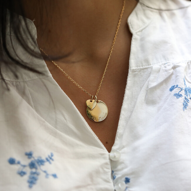 Personalized Birthday Necklace, 18K Gold Plated - Necklaces - 2