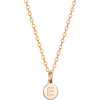 Children's Personalized Letter Pendant Necklace, 18K Gold Plated - Necklaces - 1 - thumbnail