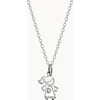 Children's Mini Crystal Girl Necklace, Sterling Silver - Necklaces - 1 - thumbnail