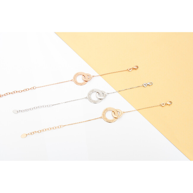 Personalized Intertwined Chain Bracelet, Sterling Silver - Bracelets - 4