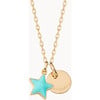 Personalized Enamel Star Necklace, 18K Gold Plated - Necklaces - 5 - thumbnail