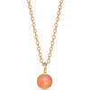 Personalized Birthstone Necklace, 18K Gold Plated - Necklaces - 2
