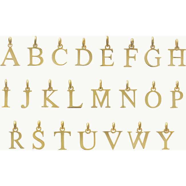 Personalized Alphabet Necklace, 18K Gold Plated - Necklaces - 4
