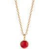 Personalized Birthstone Necklace, 18K Gold Plated - Necklaces - 3