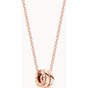 Add a Unity charm to your Crystal Unity or Unity Necklace, Rose Gold Plated - Necklaces - 1 - thumbnail
