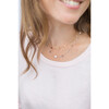 Personalized Initial Pastille Necklace, 18K Gold Plated - Necklaces - 4