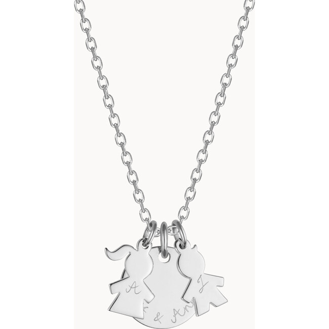 Add a MINI People charm to your Mummy Necklace, Silver