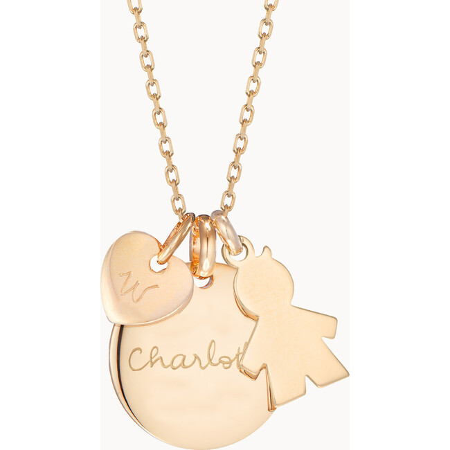 Add a People charm to your Duchess Necklace, Gold Plated - Necklaces - 2