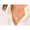 Personalized Beaded Disc Necklace, 18K Gold Plated - Necklaces - 3