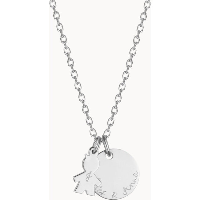 Add a MINI People charm to your Mummy Necklace, Silver - Necklaces - 2