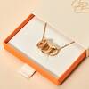 Add a Crystal Unity charm to your Crystal Unity or Unity Necklace, Gold Plated - Necklaces - 3