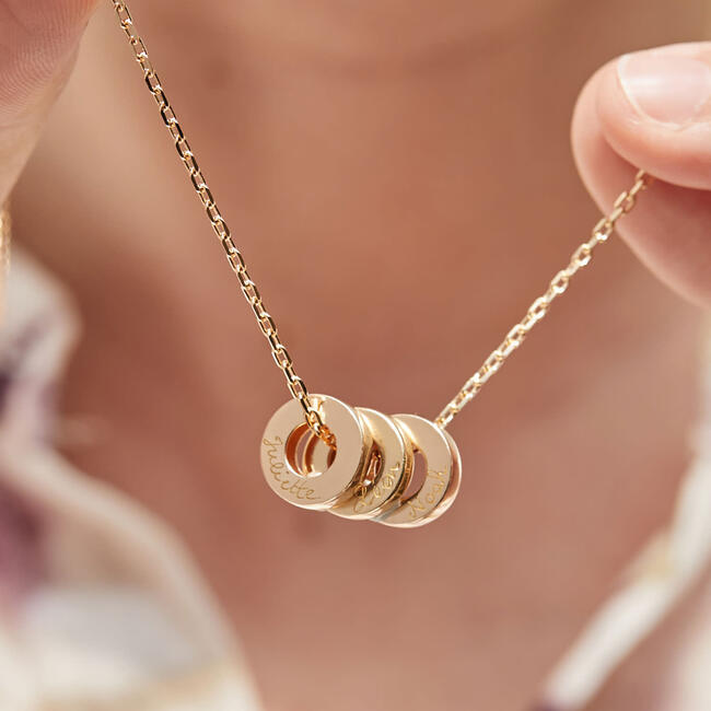 Add a Unity charm to your Crystal Unity or Unity Necklace, Gold Plated - Necklaces - 4