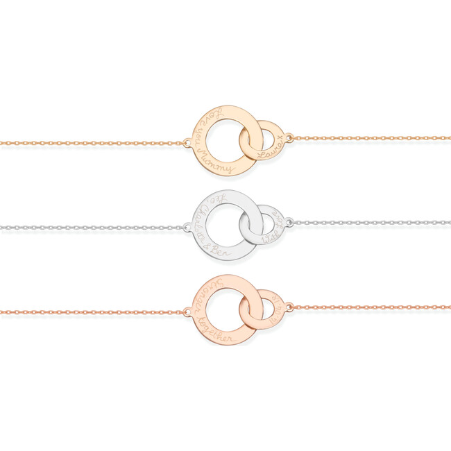 Personalized Intertwined Necklace, 18K Gold Plated - Necklaces - 5
