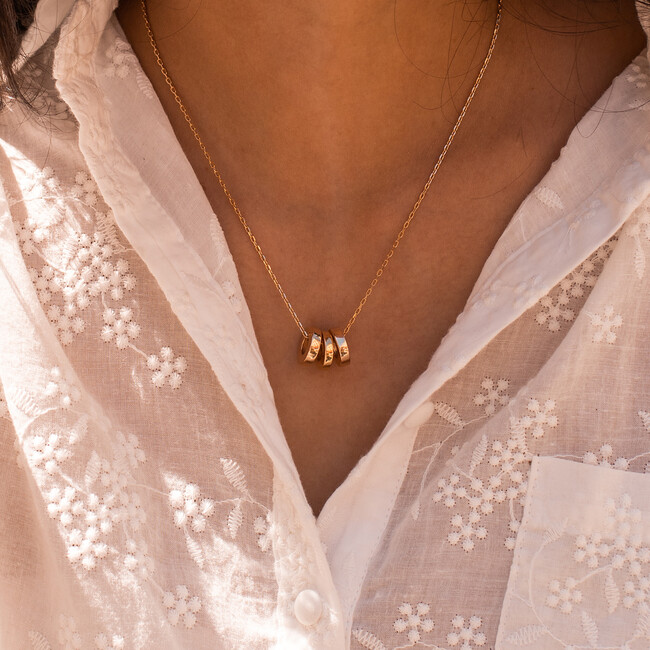 Add a Unity charm to your Crystal Unity or Unity Necklace, Gold Plated - Necklaces - 6