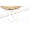 Personalized Initial Pastille Necklace, 18K Gold Plated - Necklaces - 5