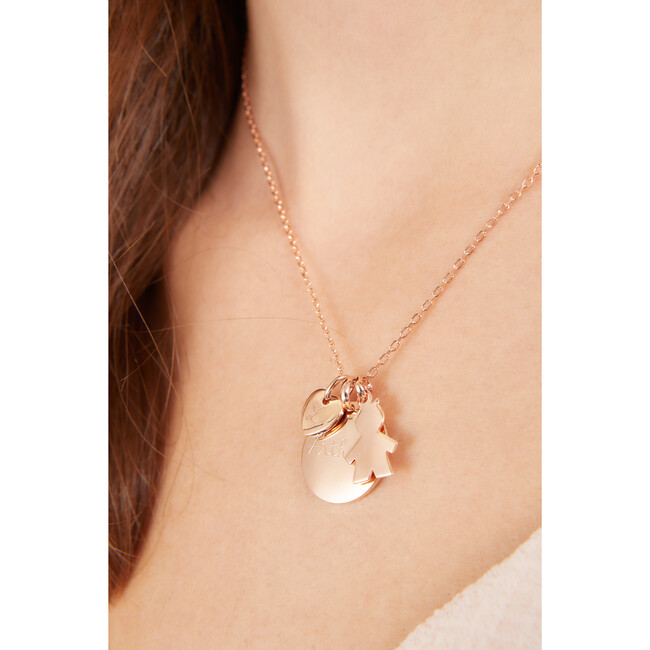 Add a People charm to your Duchess Necklace, Rose Gold Plated - Necklaces - 2